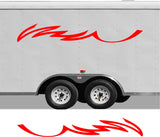 Custom Replacement Decals and Stripes for Pontoon Boat CB48 Trailer