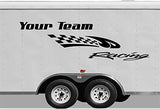 Custom Racing Trailer Decals - Personalized Team Name Stickers for Your Mural