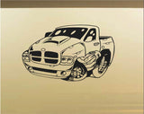 Truck Car Wall Decal - Auto Wall Mural - Vinyl Stickers - Boys Room Decor