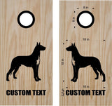 Great Dane Cornhole Decal Set - Bean Bag Toss Stickers for Custom Boards