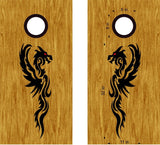 Dragon Vinyl Decal Sticker for Cornhole Boards - DG01 Design