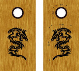 Dragon Vinyl Decal Sticker for Cornhole Boards - DG08 Design
