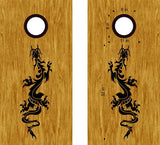 Dragon Vinyl Decal Sticker for Cornhole Boards - Unique Gaming Accessory