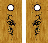 Dragon Vinyl Decal Sticker for Cornhole Boards - Unique Game Decor DG18