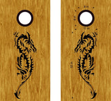 Dragon Vinyl Decal Sticker for Cornhole Boards - DG19 Design
