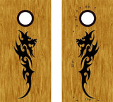 Dragon Vinyl Decal Sticker for Cornhole Boards - Unique DG23a Design