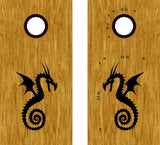 Dragon Vinyl Decal Sticker for Cornhole Boards - DG26 Design