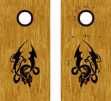 Dragon Vinyl Decal Sticker for Cornhole Boards - DG31 Design