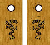 Dragon Vinyl Decal Sticker for Cornhole Boards - DG32 Design