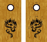 Dragon Vinyl Decal Sticker for Cornhole Boards - DG35 Design