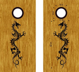 Dragon Vinyl Decal Sticker for Cornhole Boards - DG39 Design