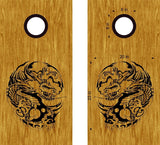Dragon Vinyl Decal Sticker for Cornhole Boards - DG40 Design