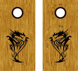 Dragon Vinyl Decal Sticker for Cornhole Boards - DG42 Design