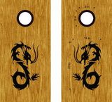 Dragon Vinyl Decal Sticker for Cornhole Boards - DG44 Design