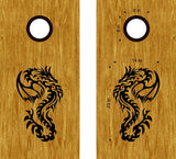 Dragon Vinyl Decal Sticker for Cornhole Boards - DG45 Design