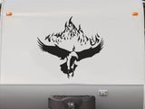 Eagle Flames Flying RV Camper Decals 5th Wheel Motor Home Replacement Decal Sticker