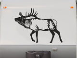 Elk Walking Decal Trailer Camper Auto Truck Vinyl Sticker
