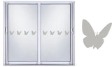 Etched Glass Vinyl Decals Sliding Door Safety Stickers