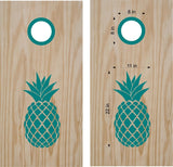 Fruit Food Pineapple Cornhole Board Decals Stickers