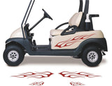 Golf Cart Decals Accessories Go Kart Stickers Tribal Flames Stripes GC32