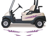 Golf Cart Decals Accessories Go Kart Stickers Tribal Flames Stripes GC53