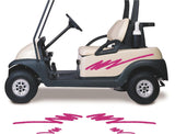 Golf Cart Decals Accessories Go Kart Stickers Tribal Flames Stripes GC64