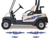 Golf Cart Decals Accessories Go Kart Stickers Tribal Flames Stripes GC66