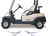 Golf Cart Decals Accessories Go Kart Stickers Tribal Flames Stripes GC68