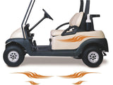 Golf Cart Decals Accessories Go Kart Stickers Tribal Flames Stripes GC69