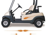 Golf Cart Decals Accessories Go Kart Stickers Tribal Flames Stripes GC73