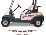 Golf Cart Decals Accessories Go Kart Stickers Tribal Flames Stripes GC80