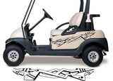 Golf Cart Decals Accessories Go Kart Stickers Tribal Flames Stripes GG01
