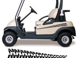 Golf Cart Go Kart Decals Side By Side Stickers Graphics Tribal Flames Stripes GG04