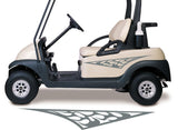 Golf Cart Go Kart Decals Side By Side Stickers Graphics Tribal Flames Stripes GG18