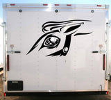 Horse Racing Eye Decal Sticker for Auto Truck Trailer - RH015