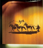 Horses Equestrian Wall Decals - Vinyl Stickers for Bedroom Man Cave and Nursery Decor