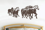 Horses Running Equestrian Vinyl Wall Art Sticker Decal Graphic Home Decor