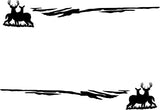 Hunting Deer Trailer Decals Truck Decal Side Set Vinyl Sticker Auto Decor Graphic Kit TT02