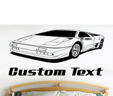 Lamb Car Wall Decals Stickers Graphics Man Cave Boys Room Décor