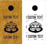 Lumber Jacks Team Cornhole Board Decals  Stickers for Both Boards