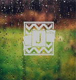 Monogram DIY Etched Glass Vinyl Privacy Film Glass Door