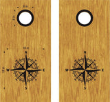 beach lake life cornhole decals