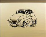 Panel Car Wall Decal - Auto Wall Mural - Vinyl Stickers - Boys Room Decor