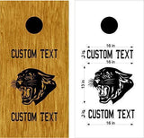 Panthers Sports Team Cornhole Board Decals  Stickers for Both Boards