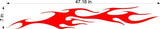 Racing Flames Stickers Decals for Auto Truck Boat  Car - Dynamic Side Set ST04