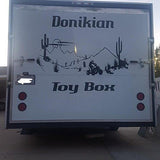 Replacement Decals Deer Bucks Hunting Mountains Quality Motor Home RV Camper Trailer Hauler Sticekes Graphics