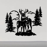 RV Camper Decals Buck Doe Deer 5th Wheel Motor Home Replacement Decal Sticker
