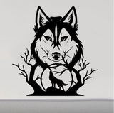RV Camper Decals Howling Wolf Wolves 5th Wheel Motor Home Replacement Decal Sticker