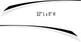 Replacement Camper Decals for Pontoon Boats  RVs - Swoosh Swish SW18