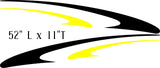 Replacement Camper Decals for Pontoon Boats  RVs - Swoosh Design SW25